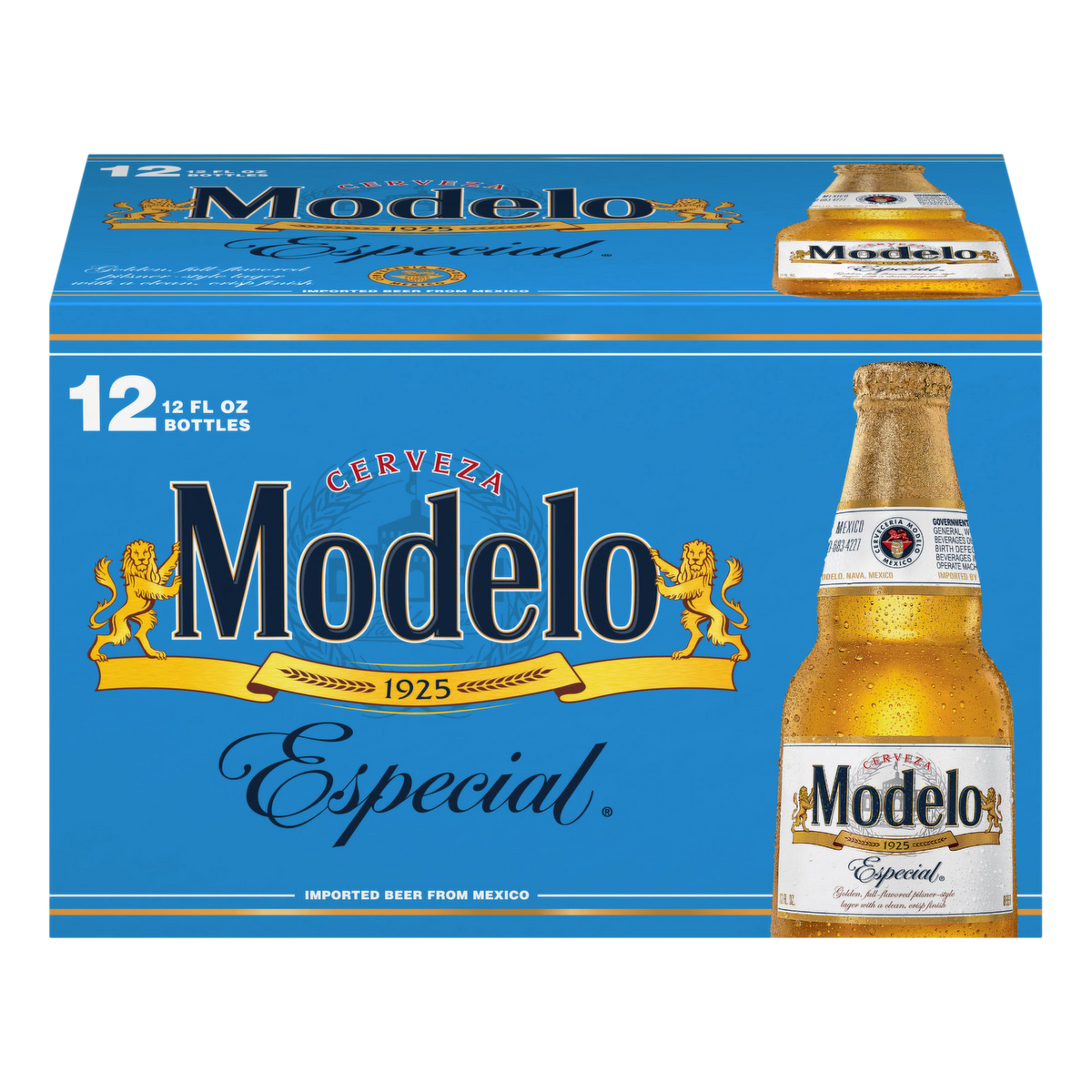 Modelo Especial Cerveza 355ml Bottle Case of 12