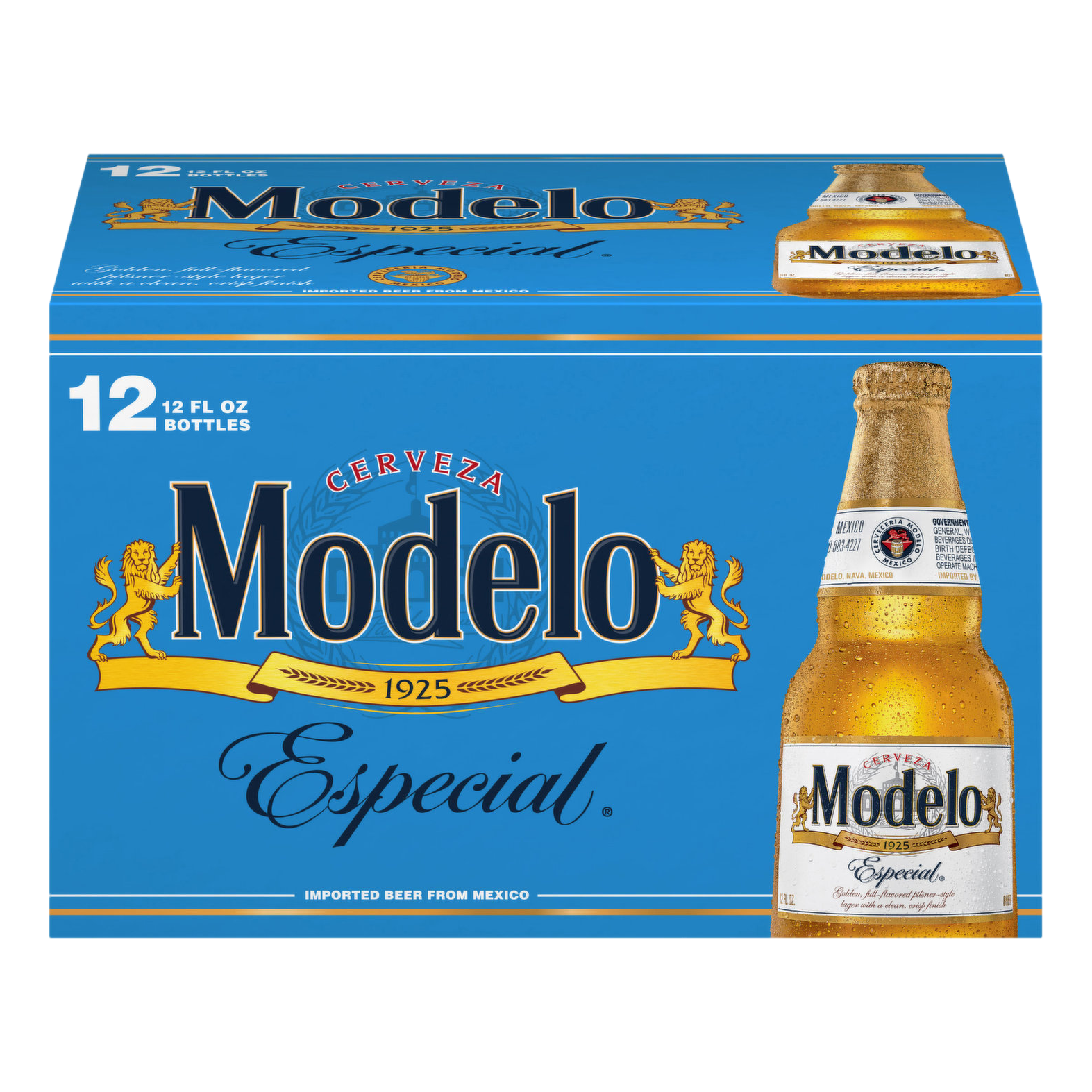 Modelo Especial Cerveza 355ml Bottle Case of 12