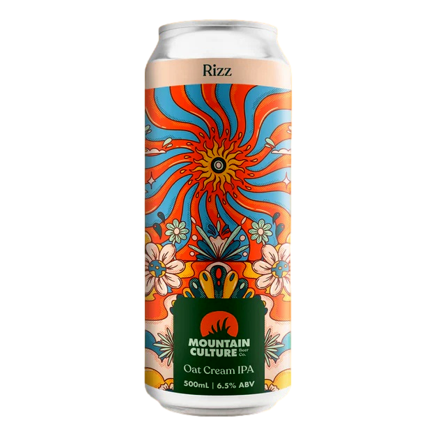 Mountain Culture Rizz Oat Cream IPA 500ml Can Single