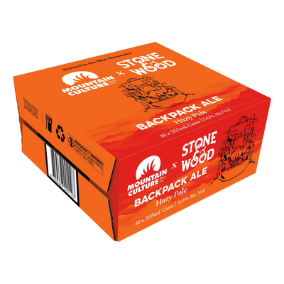 Mountain Culture x Stone & Wood Backpack Ale Hazy Pale 355ml Can Case of 16
