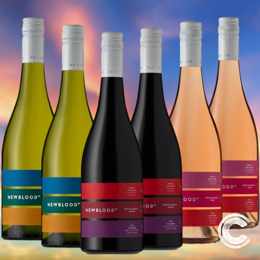 Mixed Non Alcoholic Wine 6 Pack - Notable Newblood