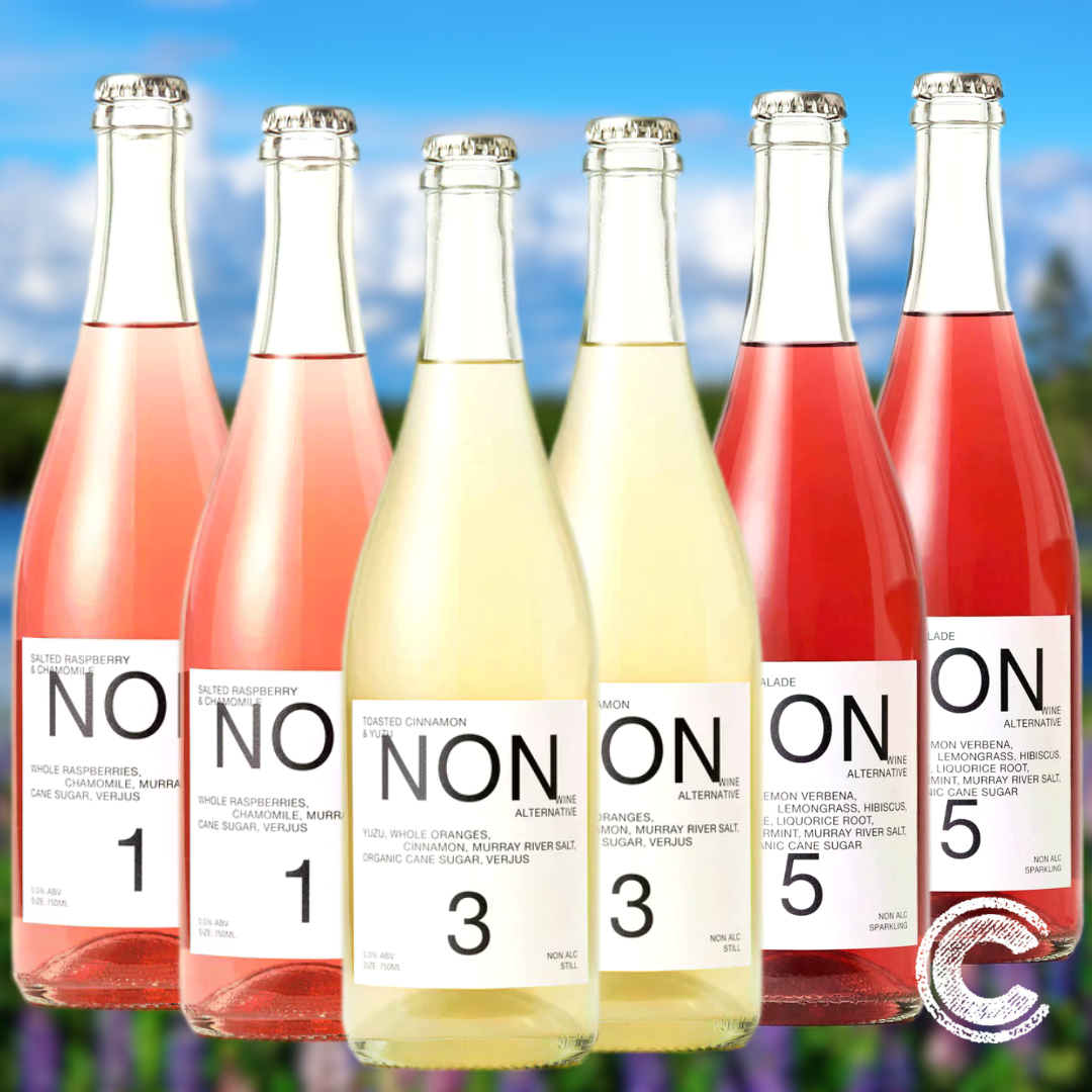 Mixed Non Alcoholic Wine 6 Pack - NON Numbers
