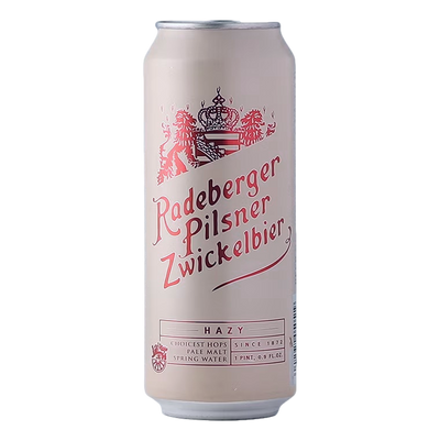 Radeberger Zwickelbier Pilsner 500ml Can 6 Pack