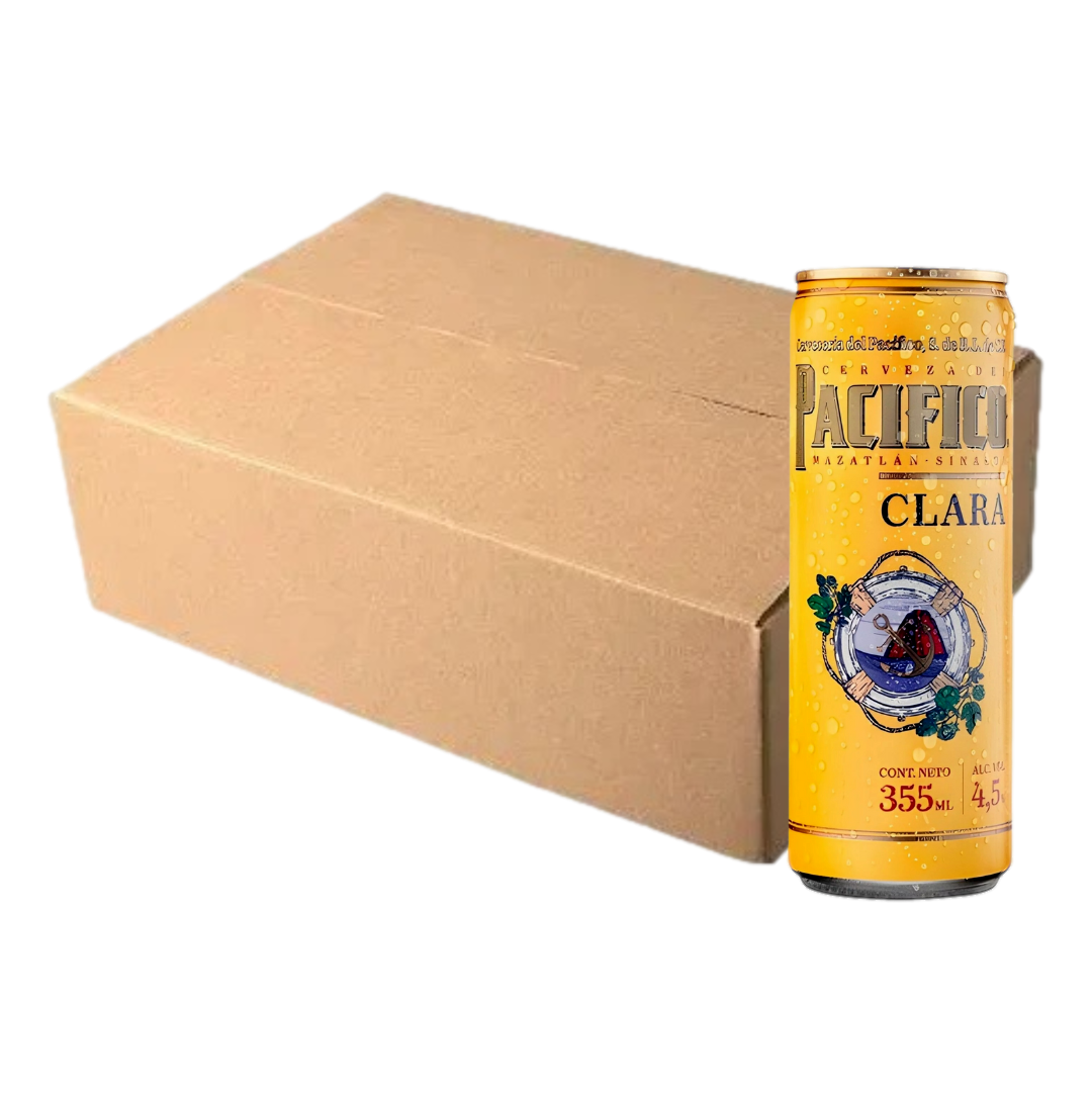 Pacifico Clara Pilsner 355ml Can Case of 24