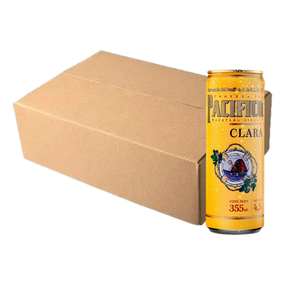 Pacifico Clara Pilsner 355ml Can Case of 24