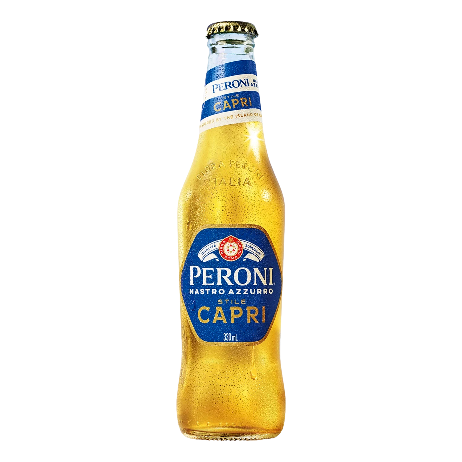 Peroni Nastro Azzurro Stile Capri Lager 330ml Bottle Single