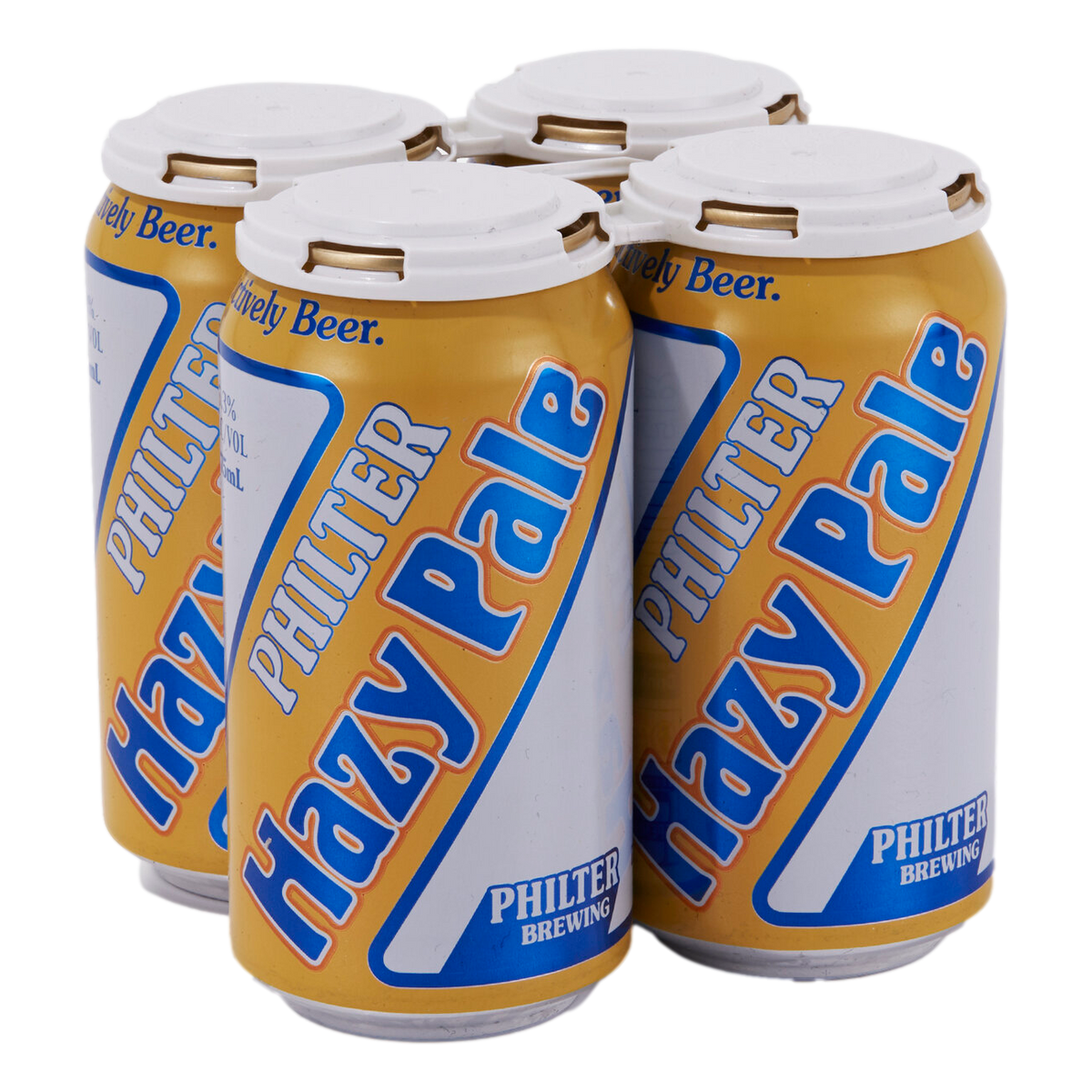 Philter Hazy Pale 5.3% 375ml Can 4 Pack