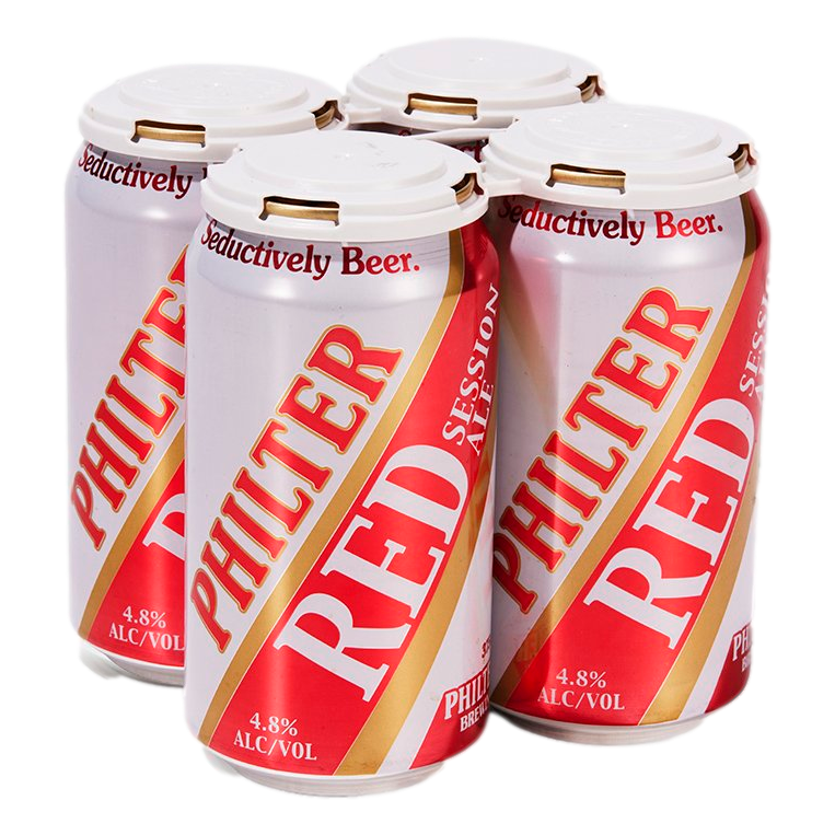 Philter Red Session Ale 375ml Can 4 Pack