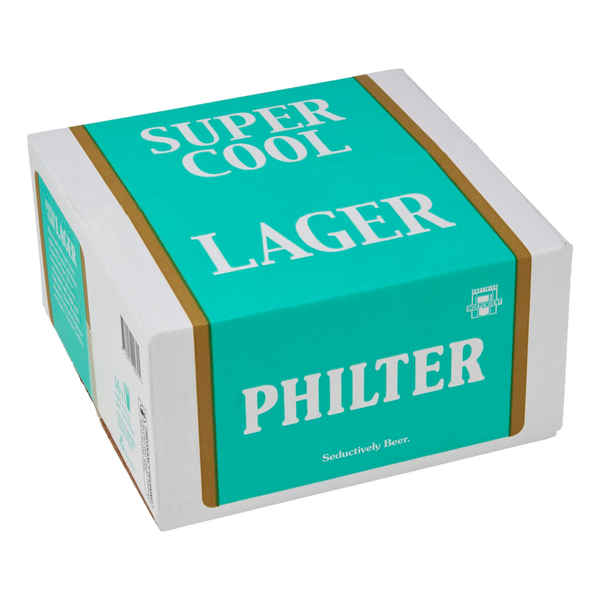 Philter Super Cool Lager 4.2% 375ml Can Case of 16 - Camperdown Cellars