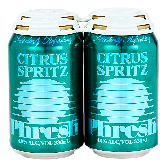 Phresh Alcoholic Citrus Spritz 330ml Can 4 Pack