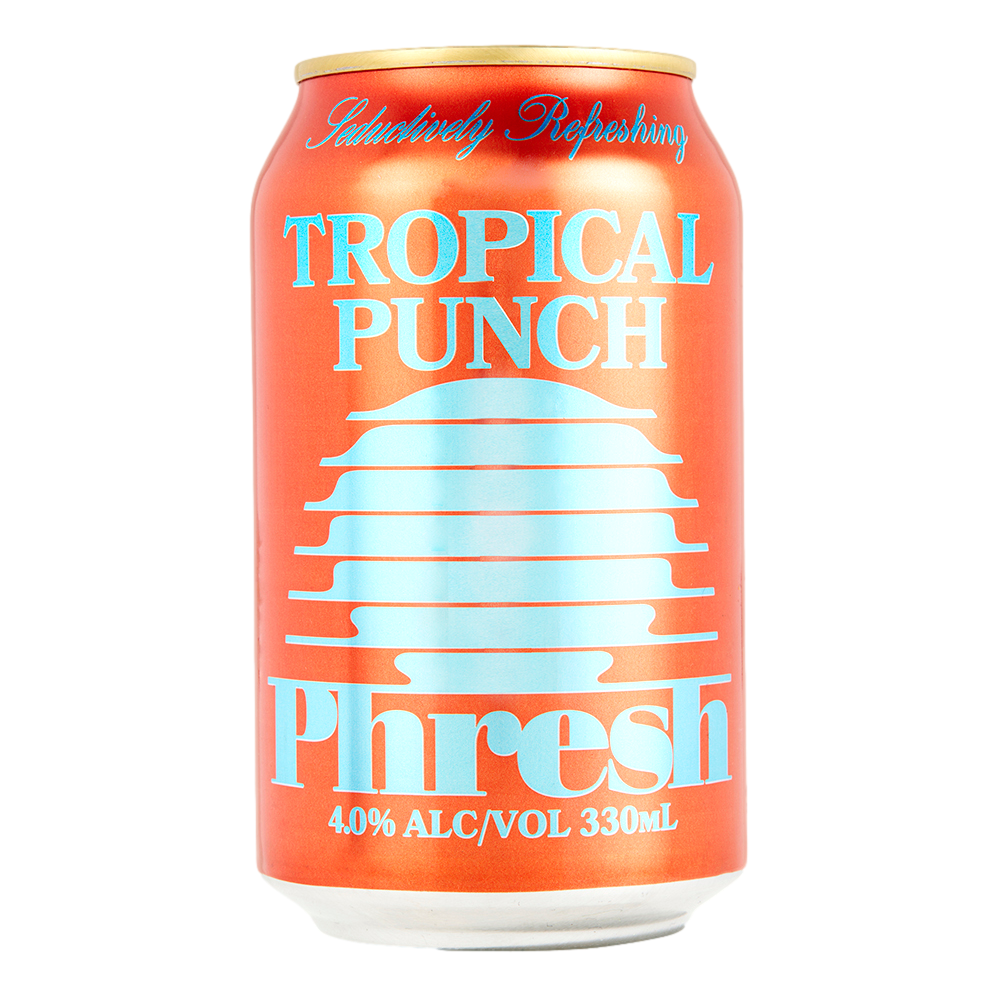 Phresh Alcoholic Tropical Punch 330ml Can Case of 24