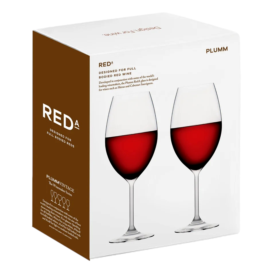 Plumm Glassware Vintage Red-A Wine 2 Pack
