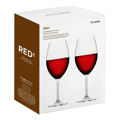 Plumm Glassware Vintage Red-A Wine 2 Pack