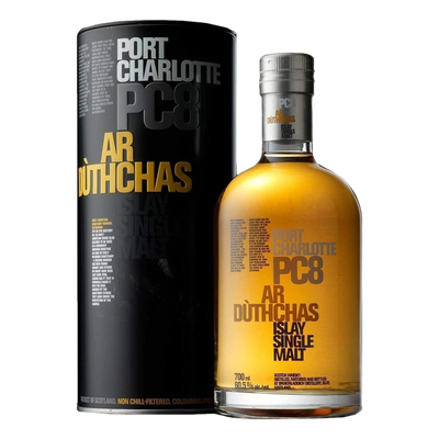 Port Charlotte PC8 Ar Duthchas Cask Strength Islay Single Malt Scotch Whisky 700ml