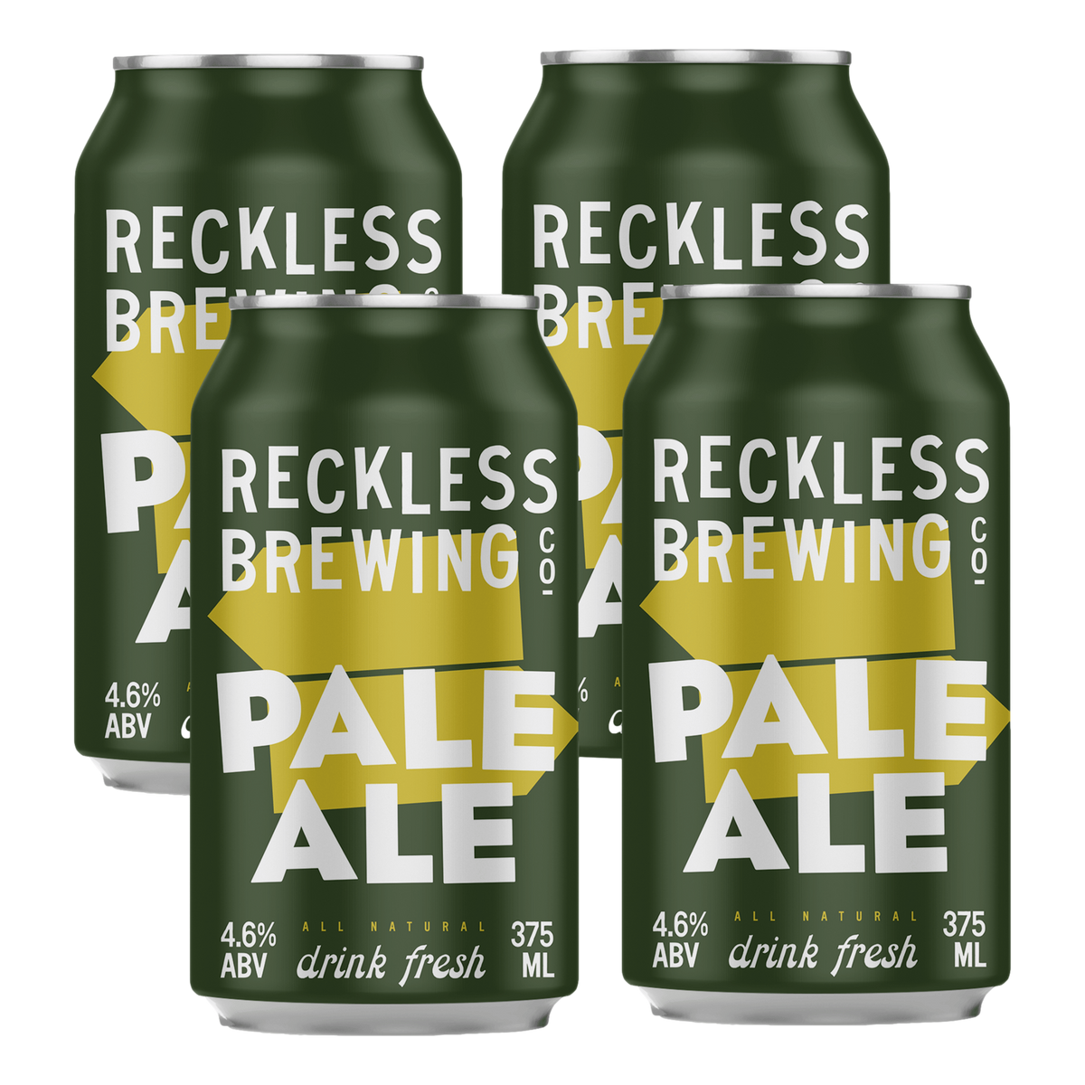 Reckless Brewing Pale Ale 375ml Can 4 Pack