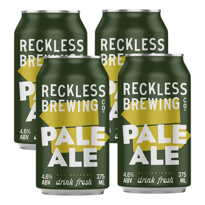 Reckless Brewing Pale Ale 375ml Can 4 Pack