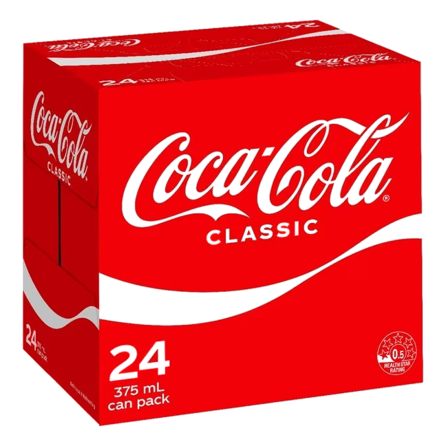 Coca-Cola Classic 375ml Can Case of 24