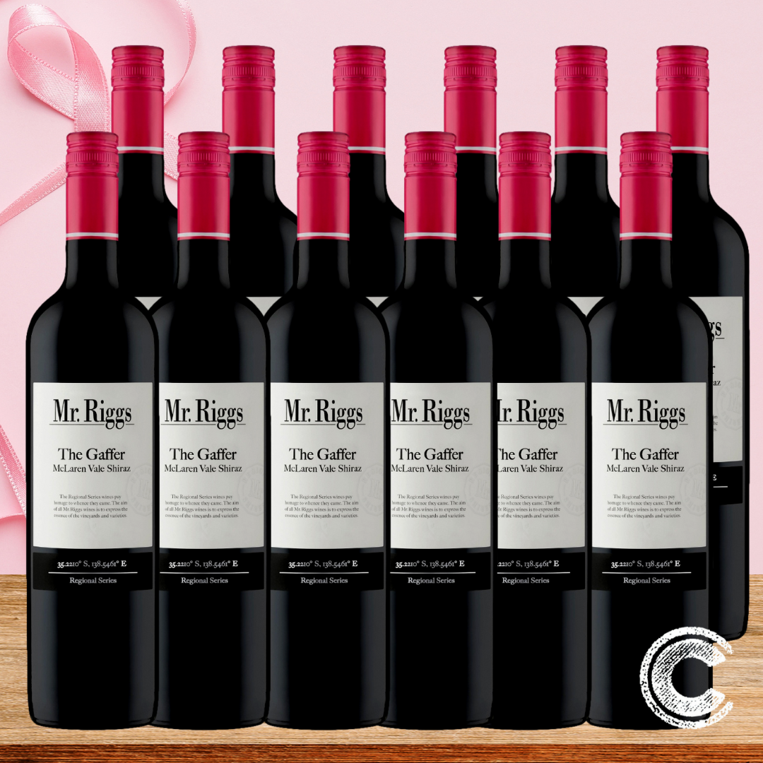 Mr. Riggs The Gaffer Shiraz - 12 Pack