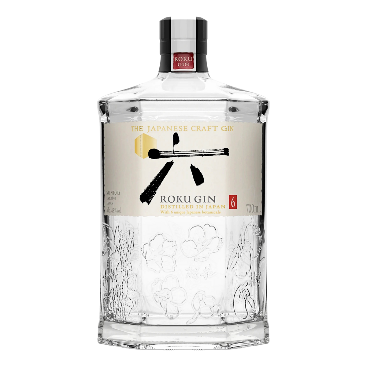 Roku Japanese Gin 700ml + Kirks Tonic Water 1.25L - BUNDLE