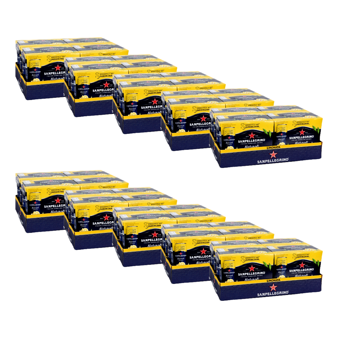 San Pellegrino Naturali Limonata 330ml Can Case of 24 - 10 CASE BUY