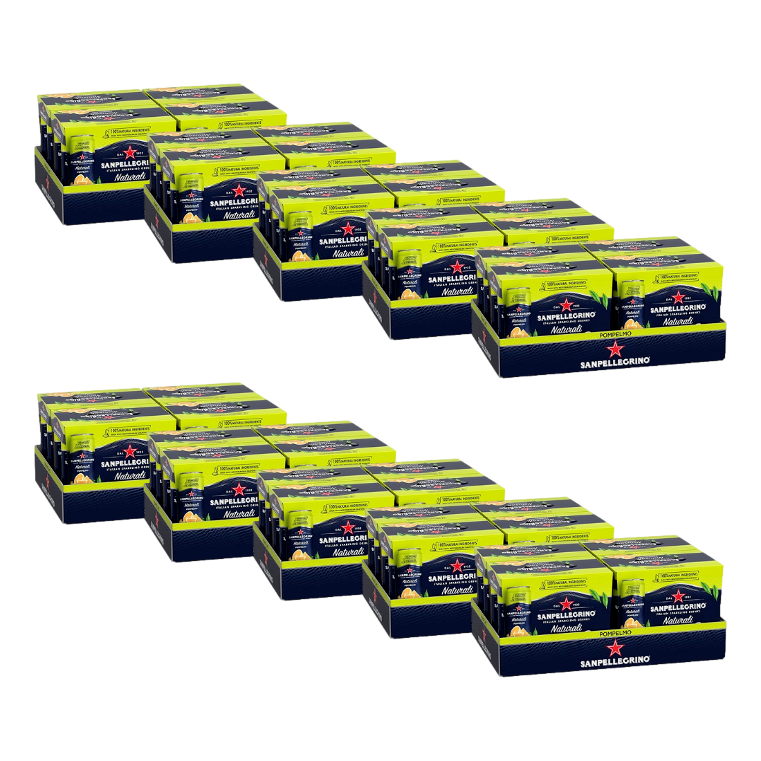San Pellegrino Naturali Pompelmo 330ml Can Case of 24 - 10 CASE BUY