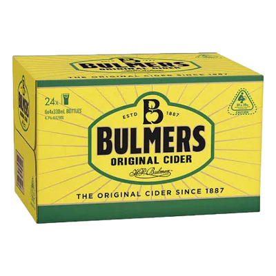 Bulmers Original Cider 330ml Bottle Case of 24