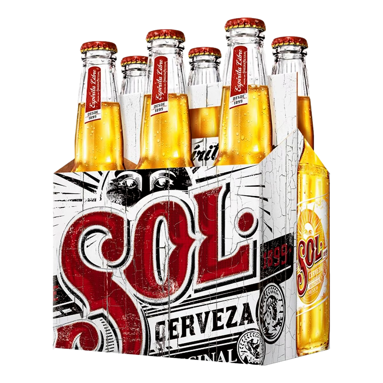 Sol Cerveza Original Lager 330ml Bottle 6 Pack