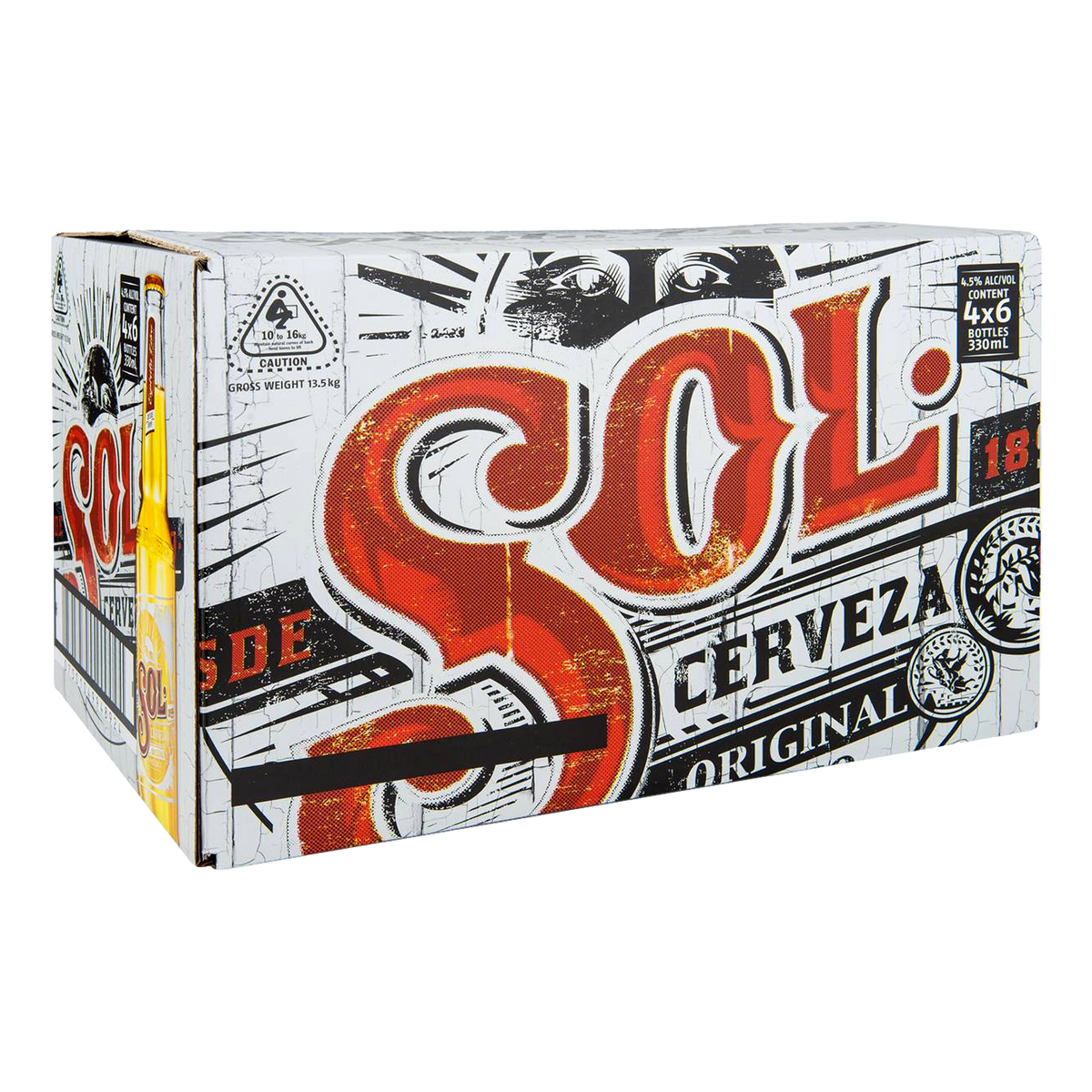 Sol Cerveza Original Lager 330ml Bottle Case of 24