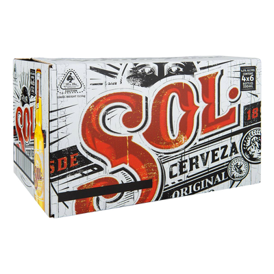 Sol Cerveza Original Lager 330ml Bottle Case of 24