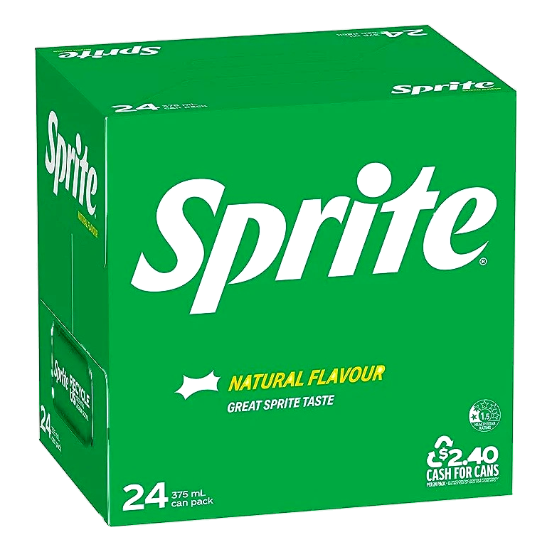 Sprite Lemonade 375ml Can Case of 24
