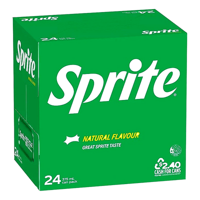 Sprite Lemonade 375ml Can Case of 24