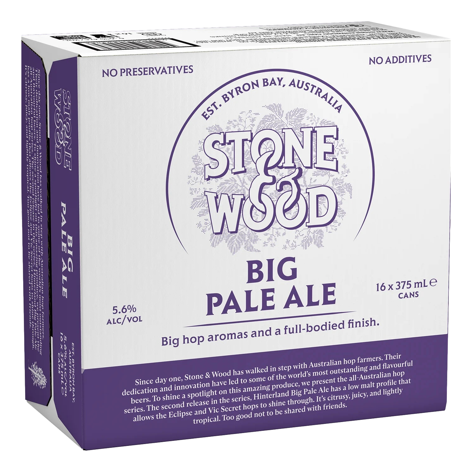 Stone & Wood Hinterland Big Pale Ale 375ml Can Case of 16