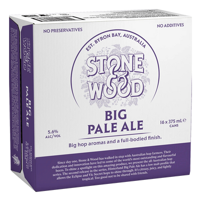 Stone & Wood Hinterland Big Pale Ale 375ml Can Case of 16