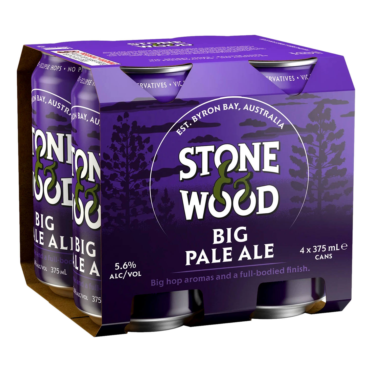 Stone & Wood Hinterland Big Pale Ale 375ml Can 4 Pack