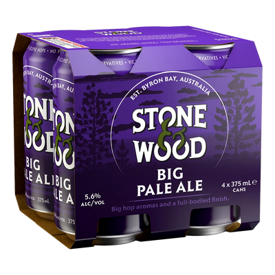 Stone & Wood Hinterland Big Pale Ale 375ml Can 4 Pack