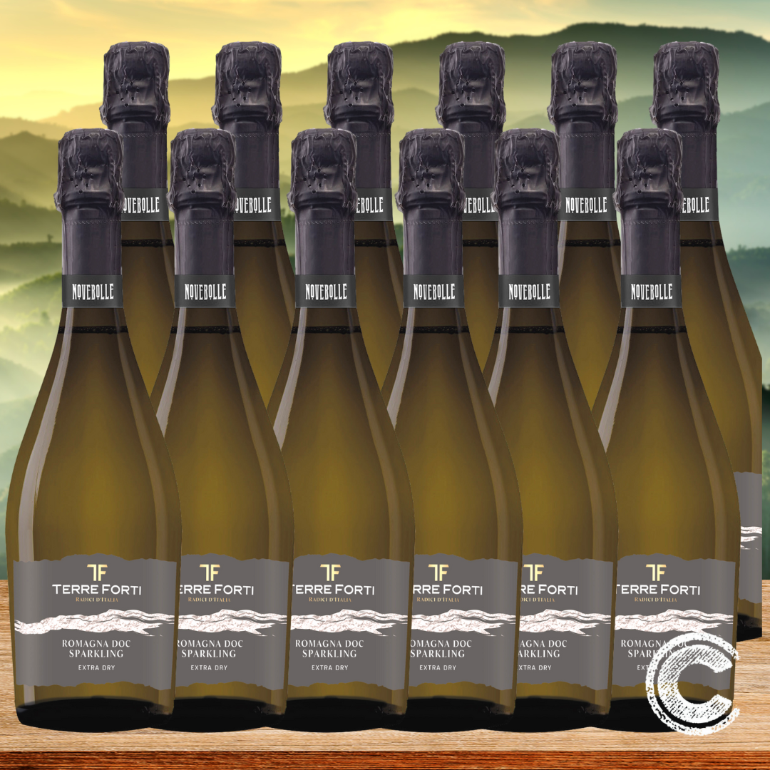 Terre Forti Extra Dry Sparkling Non Vintage DOC - 12 Pack