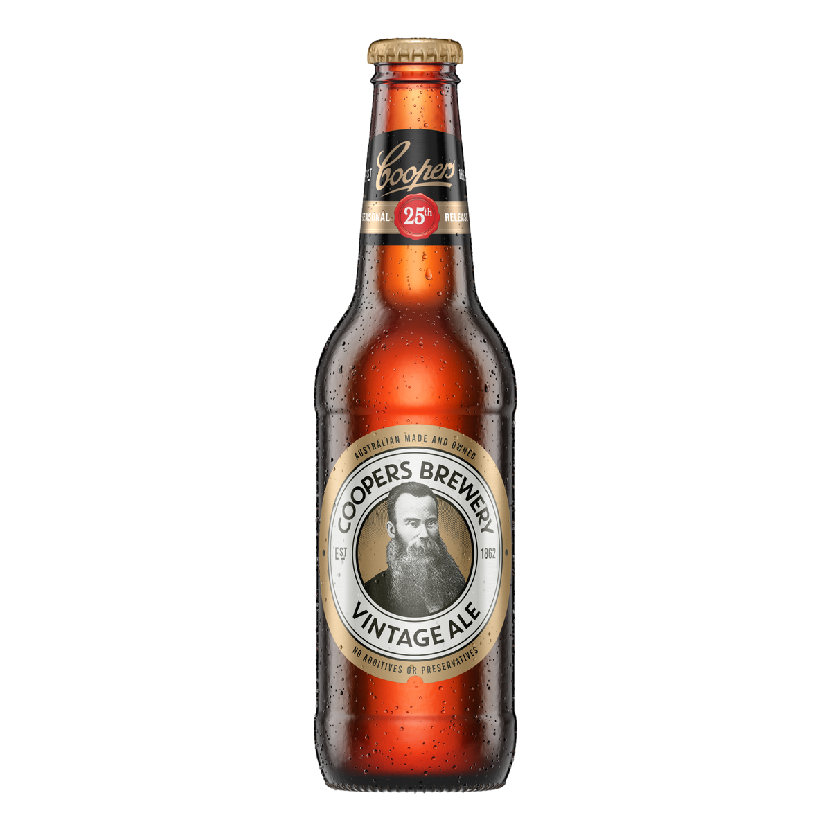 Coopers Extra Strong Vintage Ale 2025 25th Anniversary Edition 7.5% 355ml Bottle Case of 24