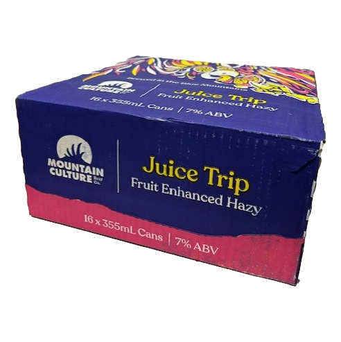 Mountain Culture Juice Trip Fruit Enhanced Hazy Pale Ale 355ml Can Case of  16