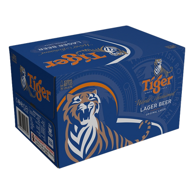 Tiger Lager 330ml Bottle Case of 24