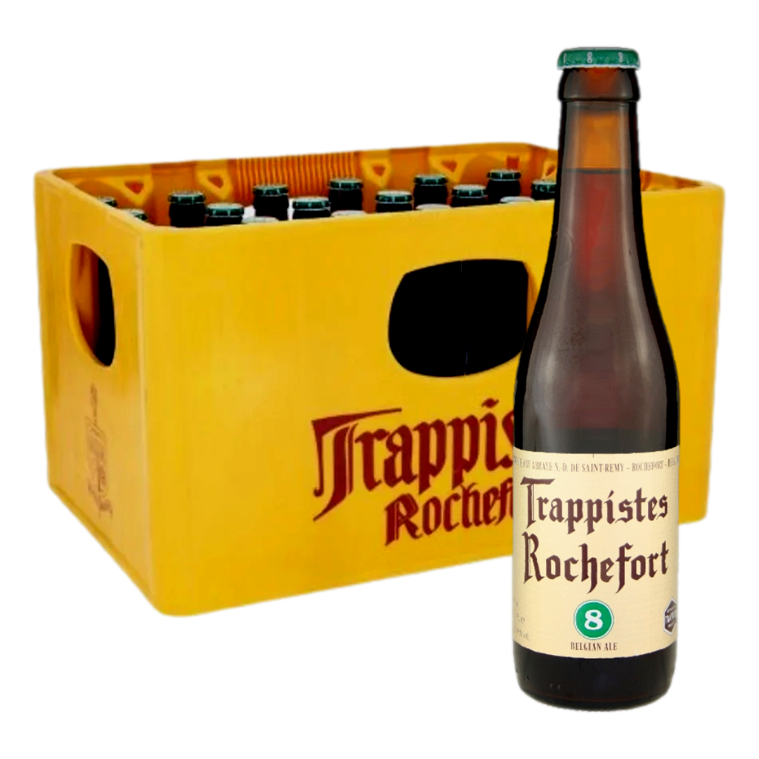Rochefort Trappistes 8 Belgian Dark Ale 9.2% 330ml Bottle Case of 24