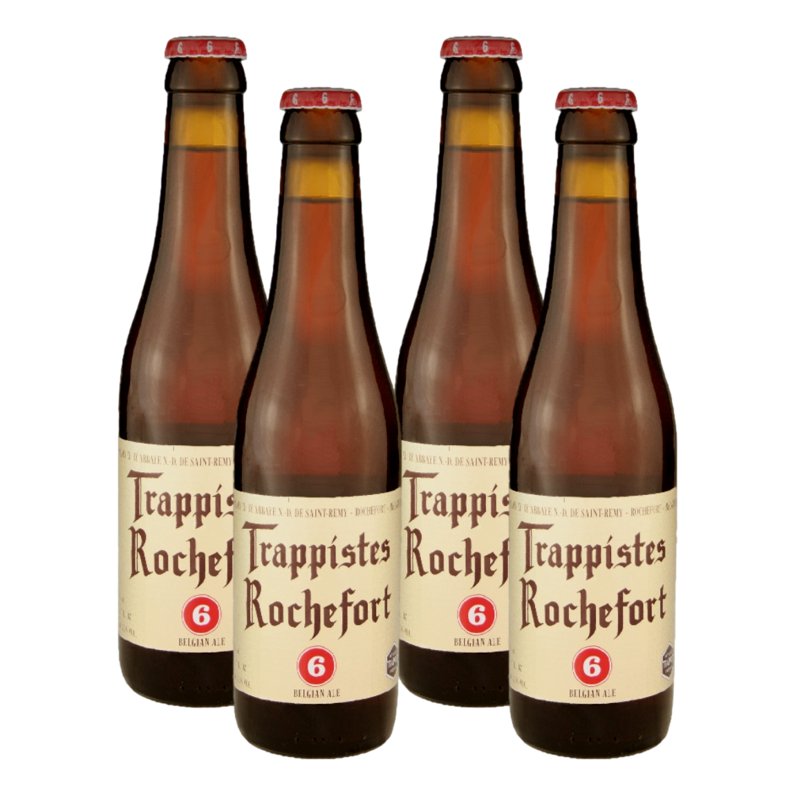 Rochefort Trappistes 6 Strong Ale 7.5% 330ml Bottle 4 Pack