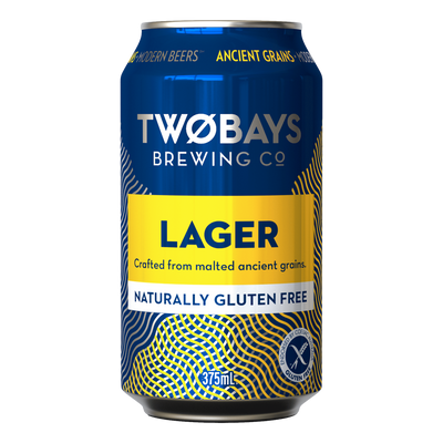 Two Bays Gluten Free Lager 330ml Can 4 Pack