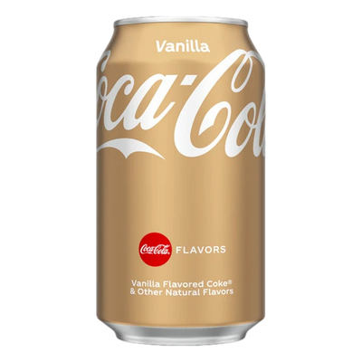 Coca-Cola Vanilla 375ml Can Case of 24
