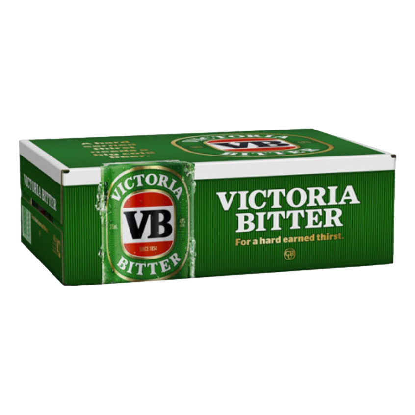 Victoria Bitter Lager 375ml Can Case of 24