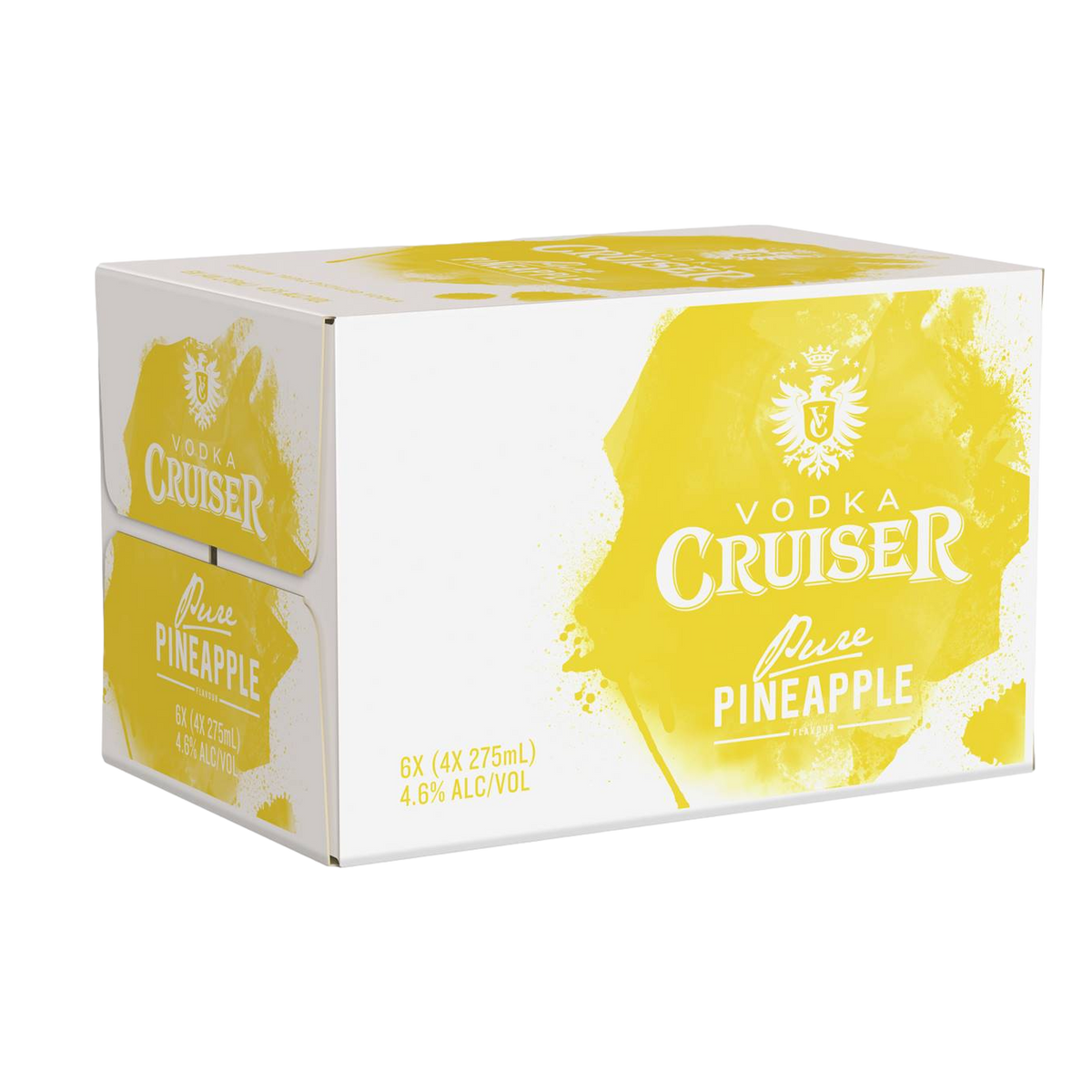 Vodka Cruiser Pure Pineapple 275ml Bottle Case of 24