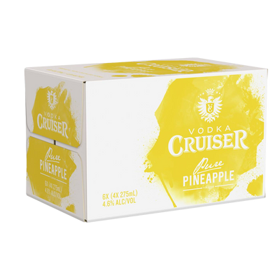Vodka Cruiser Pure Pineapple 275ml Bottle Case of 24