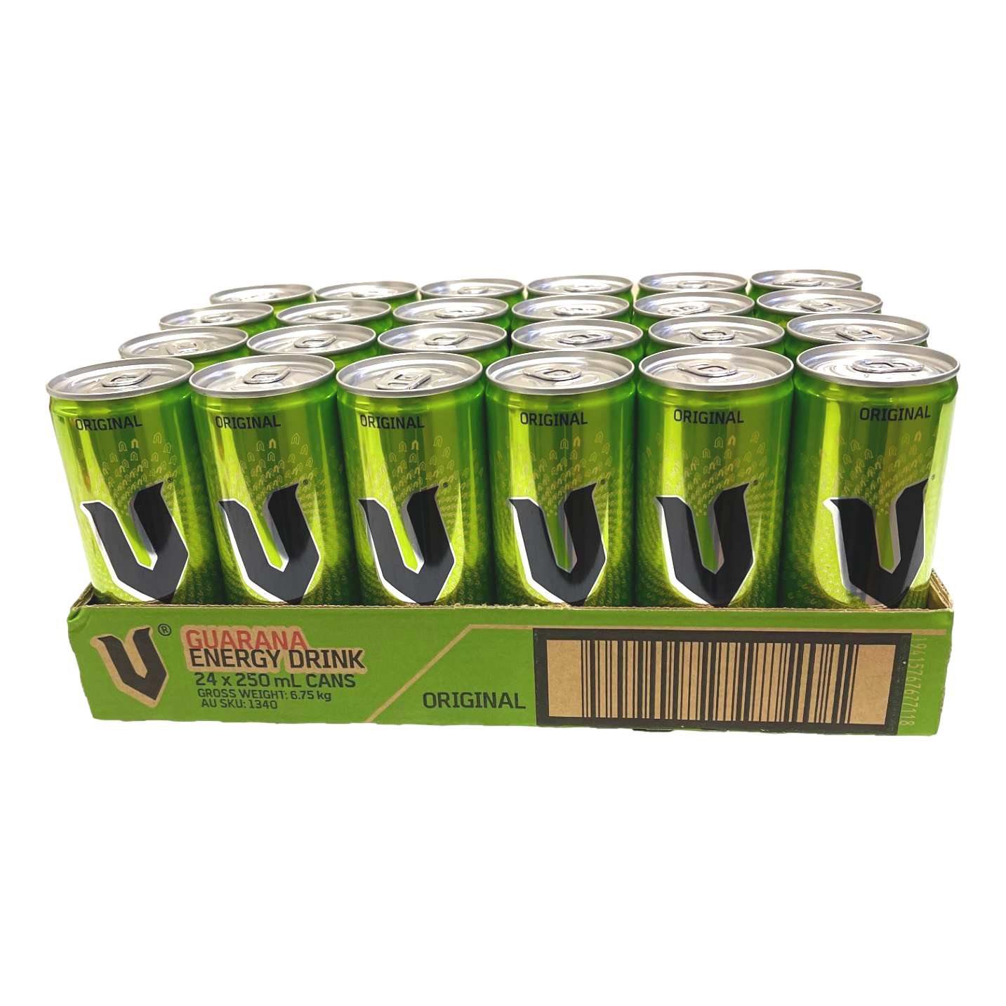 V Energy Drink Original 250ml Can Case of 24