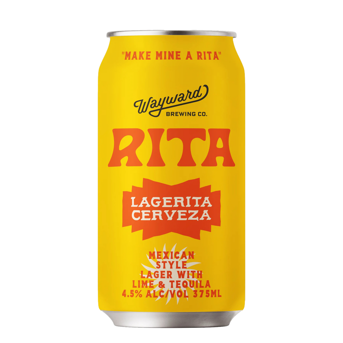 Wayward Rita Lagerita Cerveza 375ml Can Case of 16