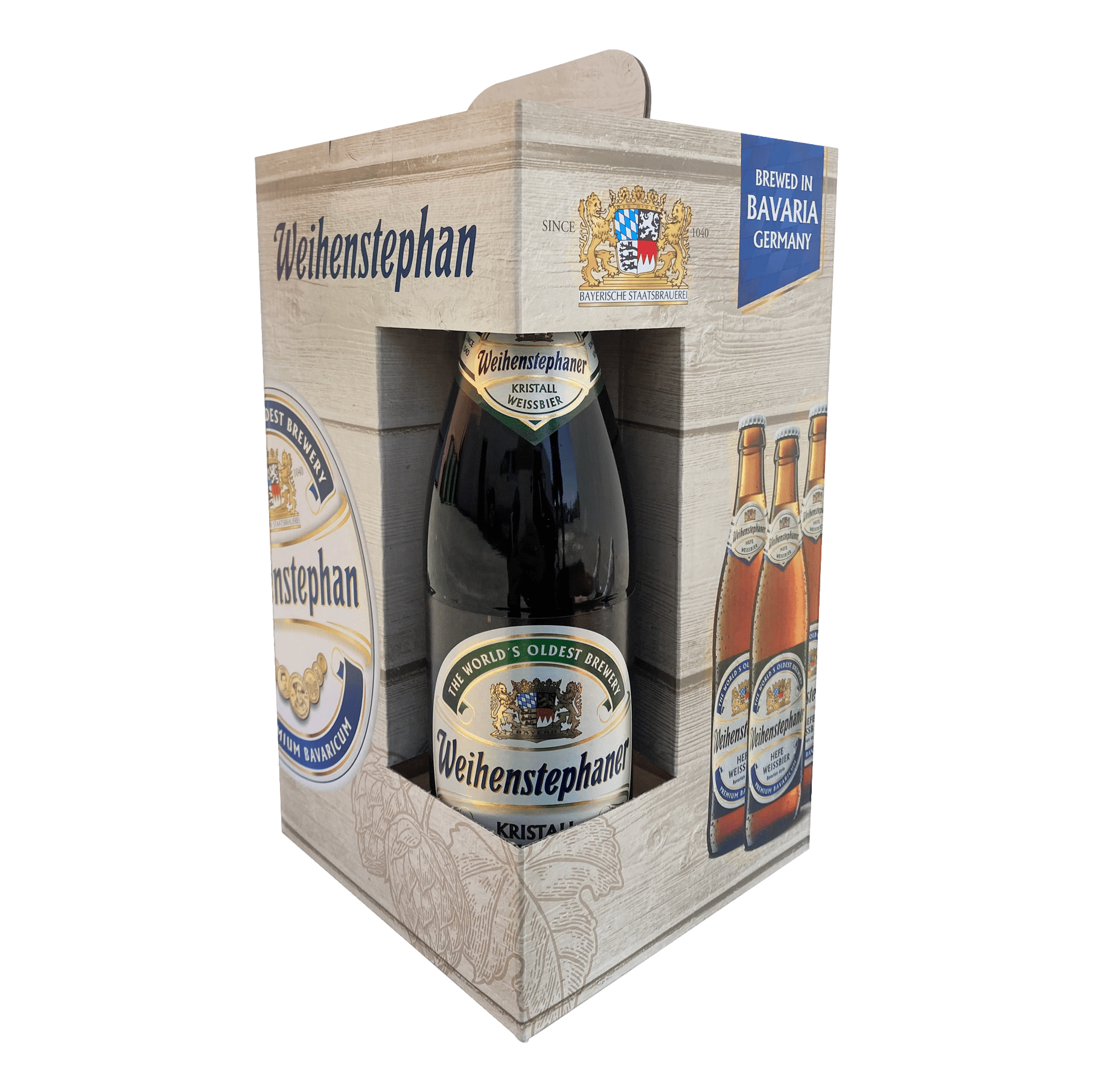 Weihenstephaner Hefeweissbier  500ml 3 Pack with Glass Gift Box