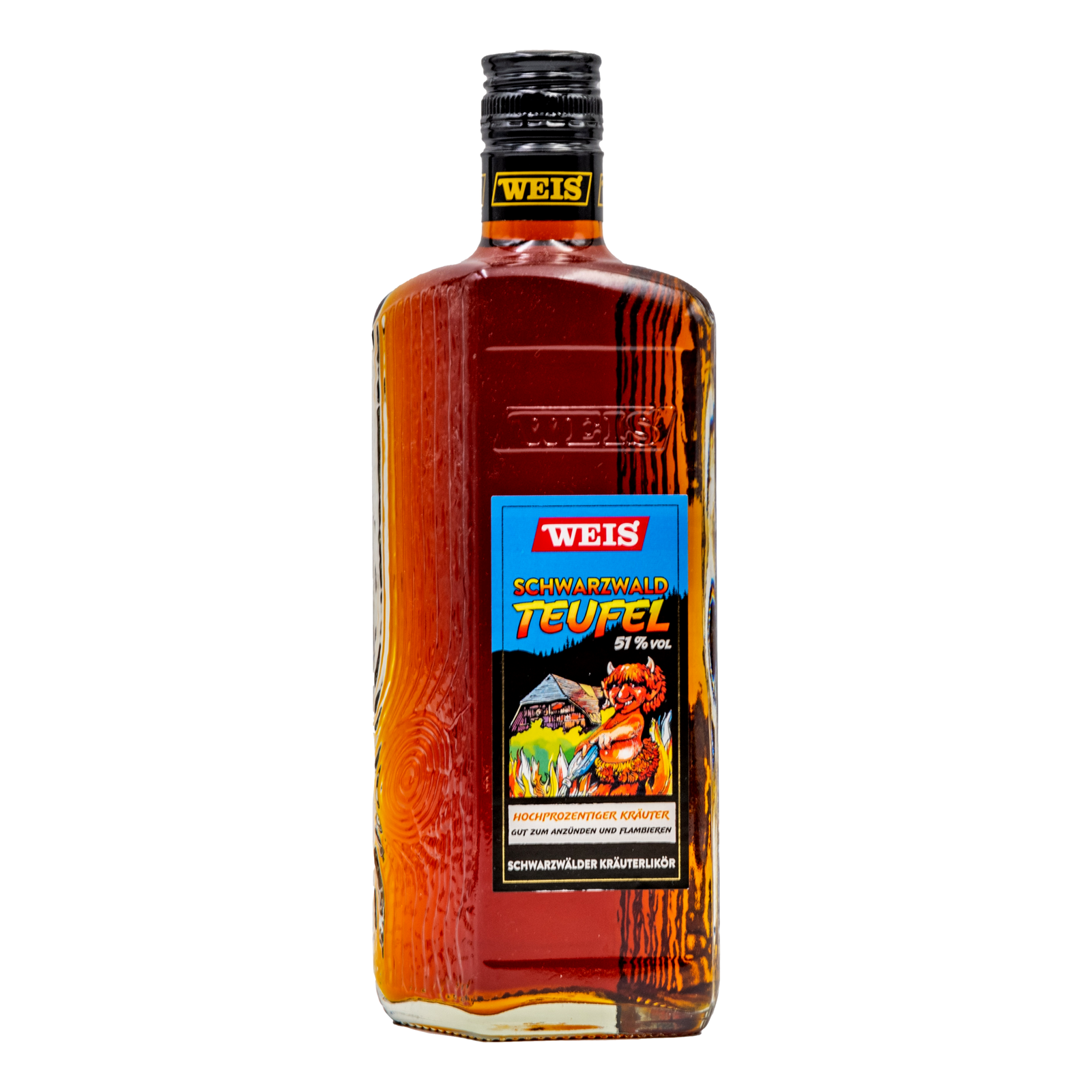 Weis Black Schwarzwald Teufel Black Forest Devil Herbal Liqueur 500ml